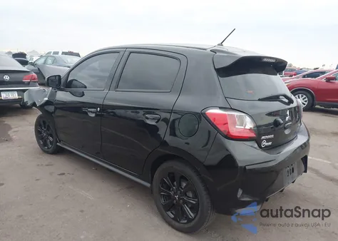 2022 Mitsubishi Mirage Black Edition from USA, damaged, VIN ML32AWHJXNH005644